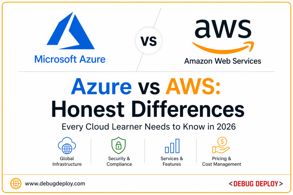 Azure vs AWS: Honest Differences Every Cloud Learner Needs to Know in 2026