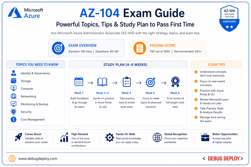 AZ-104 Exam Guide: Powerful Topics, Tips & Study Plan to Pass First Time
