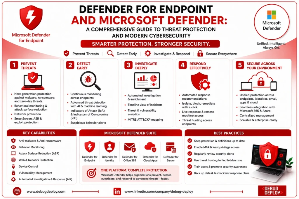 Defender for Endpoint and Microsoft Defender: A Comprehensive Guide to Threat Protection and Modern Cybersecurity Defender for Endpoint and Microsoft Defender: A Comprehensive Guide to Threat Protection and Modern Cybersecurity