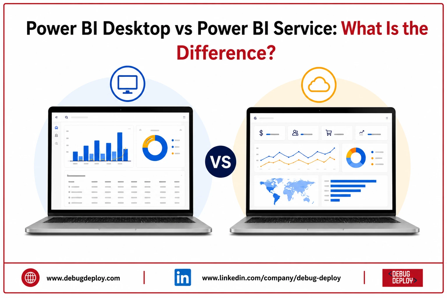 Power BI Desktop vs Power BI Service: What Is the Difference? power bi desktop vs service