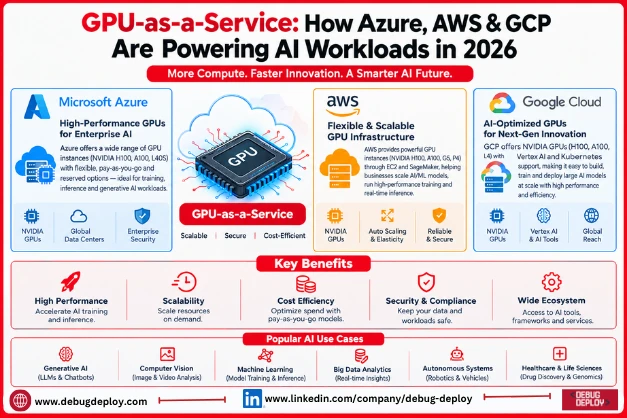 GPU-as-a-Service: How Azure, AWS & GCP Are Powering AI Workloads in 2026
